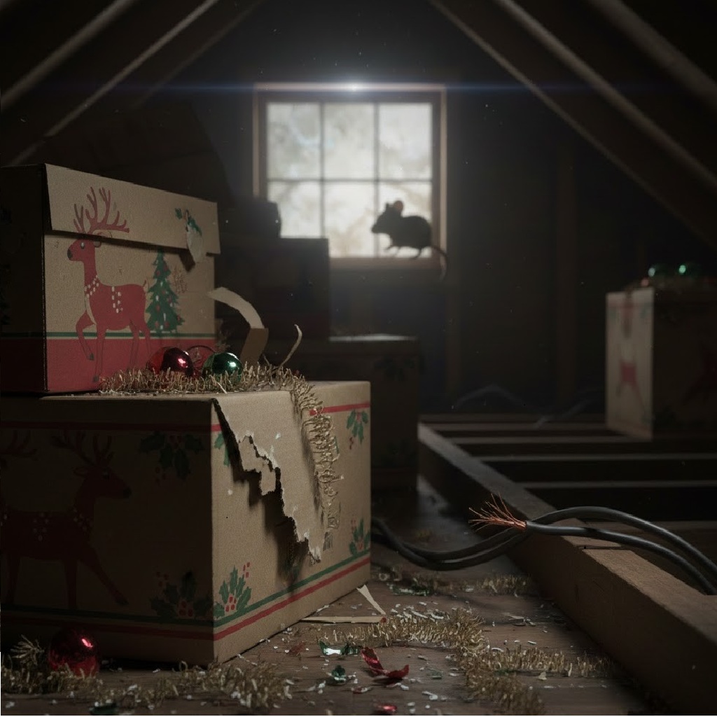 attic christmas